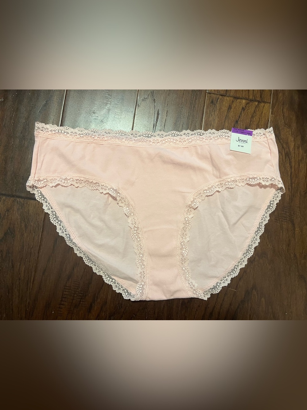 Jenni Lace Trim Cotton Hipster Underwear 6 Pair, XXL, Total MSRP $48 - Picture 3 of 8